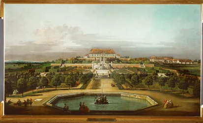 Schlosshof Castle Seen from the Garden