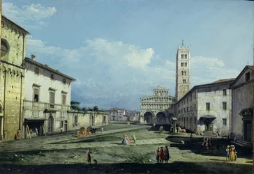 The Piazza San Martino and The Duomo, Lucca