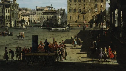 The Piazza della Signoria in Florence