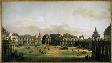 The Zwingerhof in Dresden, Germany