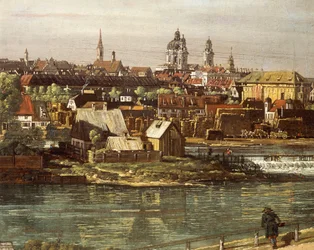View of Munich from Haidhausen with the River Isar in the Centre (detail)