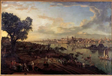 View of the City of Warsaw from the Suburb of Prague