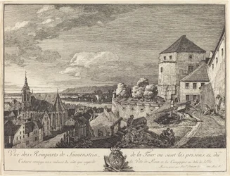 View of the Ramparts of Sonnenstein