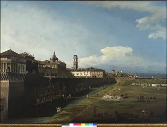 View of Turin from the Side of the Royal Gardens, 1745
