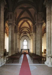 Interior View of the Church of Pienza