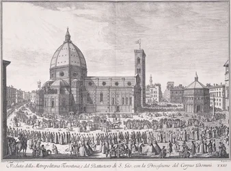 A View of the City of Florence, Plate XXI, from 