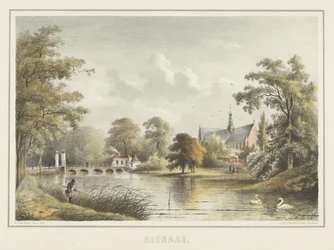 View of Alkmaar with the Great Church