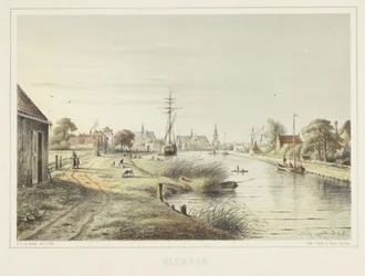 View of Alkmaar from the Zeglis