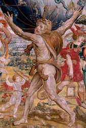 Hercules supporting the celestial sphere