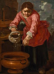 A Young Woman Washing a Glass (Allegory of Water)