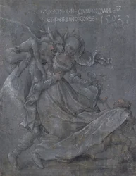 Pair of Lovers with the Devil and Cupid