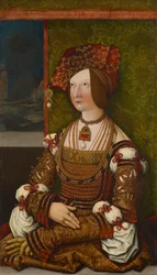 Portrait of Bianca Maria Sforza
