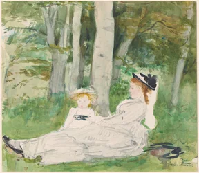 At the Edge of the Forest (Edma and Jeanne)