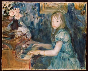 Lucie Leon at the Piano, c.1892