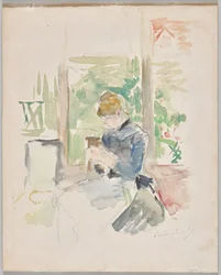 Sewing near the Window
