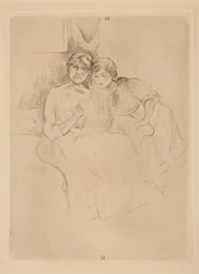 The Drawing Lesson: Berthe Morisot and Her Daughter