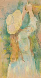 Young Girl Holding a Basket