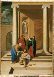 In the Temple, Apostles Peter and John Heal a Paralytic
