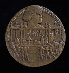 Medal with the head of Lorenzo De