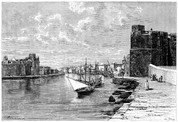 Bizerta, Viewed from the Kasbah, 1890