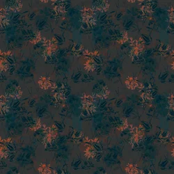 Burnt Umber Floral