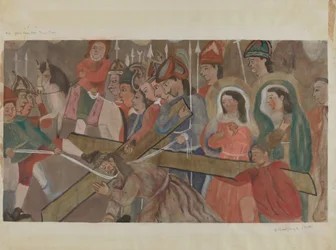 Station of the Cross No. 9: Jesus Falls the Third Time, c. 1936