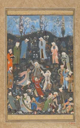 Dancing Dervishes, Folio from a Divan of Hafiz, ca. 1480