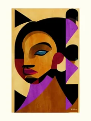 Abstract Geometric Woman