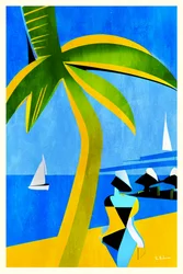 Colorful Tropical Beach