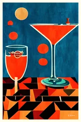 Retro Cocktail Table