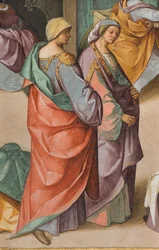 Central Nave, Second North Span, Birth of the Virgin (detail)