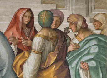 Central Nave, Second North Span, Marriage of the Virgin (detail)