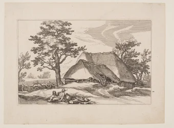Plate 12, from Landscapes with Farmhouses