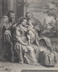 The Holy Family with Saint Anne, ca. 1625-35