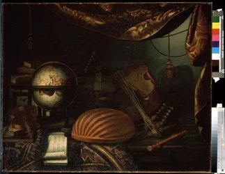 Still life with musical instruments