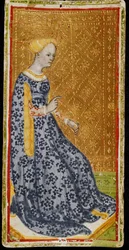 Queen of Wands. Tarot card, 1441-1444.