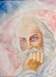 Portrait of the American Poet Walt Whitman