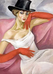 Lady in Top Hat