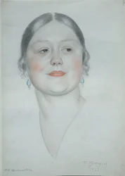 Portrait of Maria Dmitrievna Shostakovich, 1923