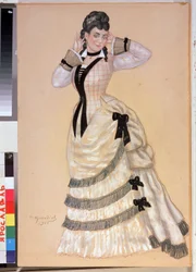 Costume design for the Theatre play Wolfs and Sheeps by A. Ostrovsky
