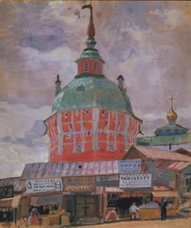 Red Tower in the Trinity Lavra of St. Sergius, 1912