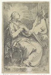 Penitent Mary Magdalene in the Cave Before a Crucifix