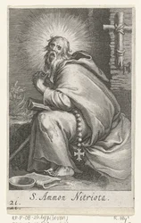 Saint Ammonius the Great as a Hermit (Sacra Eremus Ascetarvm)