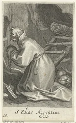 Saint Elias of Caesarea as a Hermit