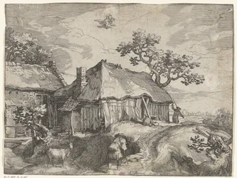 Landscape with Farm and Abduction of Ganymede