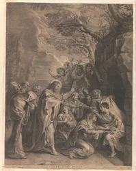 Raising of Lazarus (title on object: Lazarus, Come Forth)