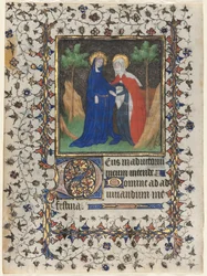 Leaves from a Book of Hours: The Visitation and Christ in Judgment