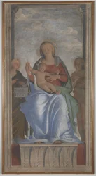 The Virgin and Child with Two Angels