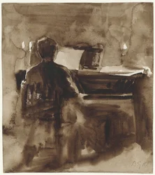 Pianist by Candlelight