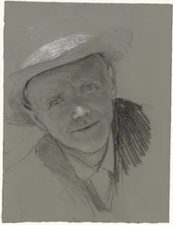 Portrait of a Man with a Hat